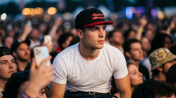 Retro "Speed Demon" Snapback Hat: 50s Racing Style