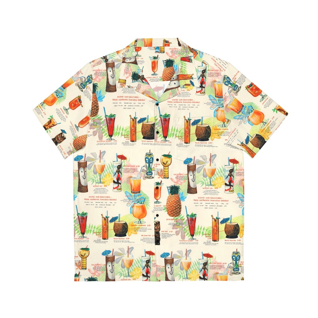 Tiki Hawaiian Shirt Tiki Bar Is Open Hawaiian Shirt - Upfamilie Gifts Store