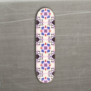 1920s Surrealist Woman&#39;s Face on a  Skateboard Deck