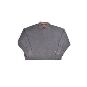 Marlboro Classics Vintage Cotton Full-Zip Harrington Jacket Made in Italy