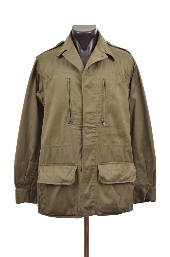 Vintage French Army Jacket: 1960s Covetra Merville Military Coat