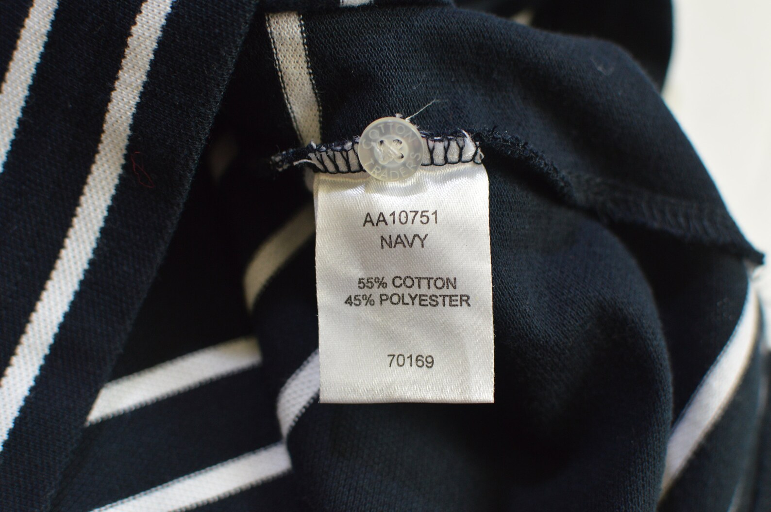 Cotton Traders Six Nations Striped Rugby Polo Shirt