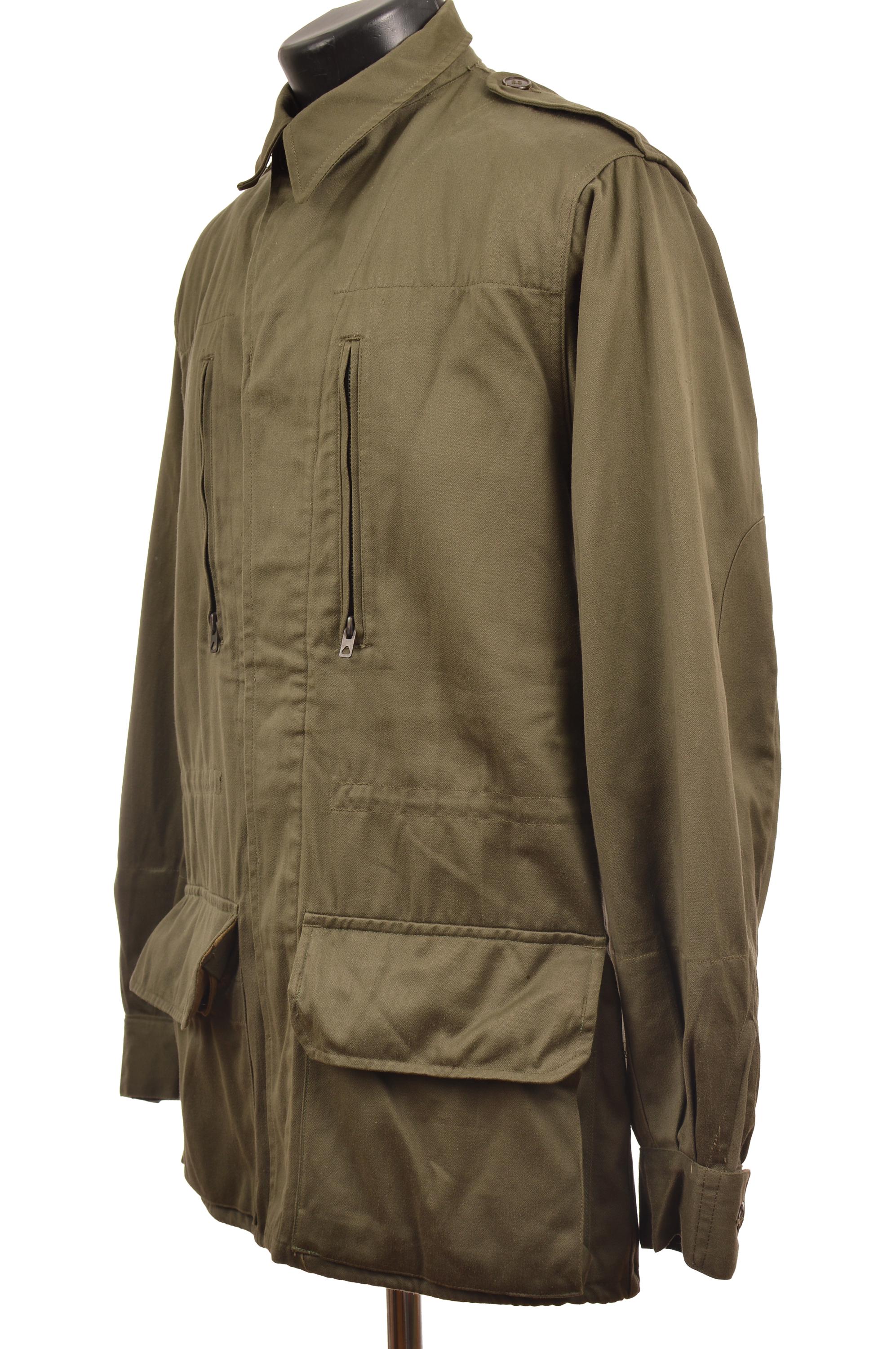 Vintage French Army Jacket: 1960s Covetra Merville Military Coat