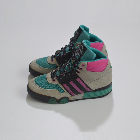 Vintage Adidas DB89024 Hi-Top Sneakers Rare 1970s