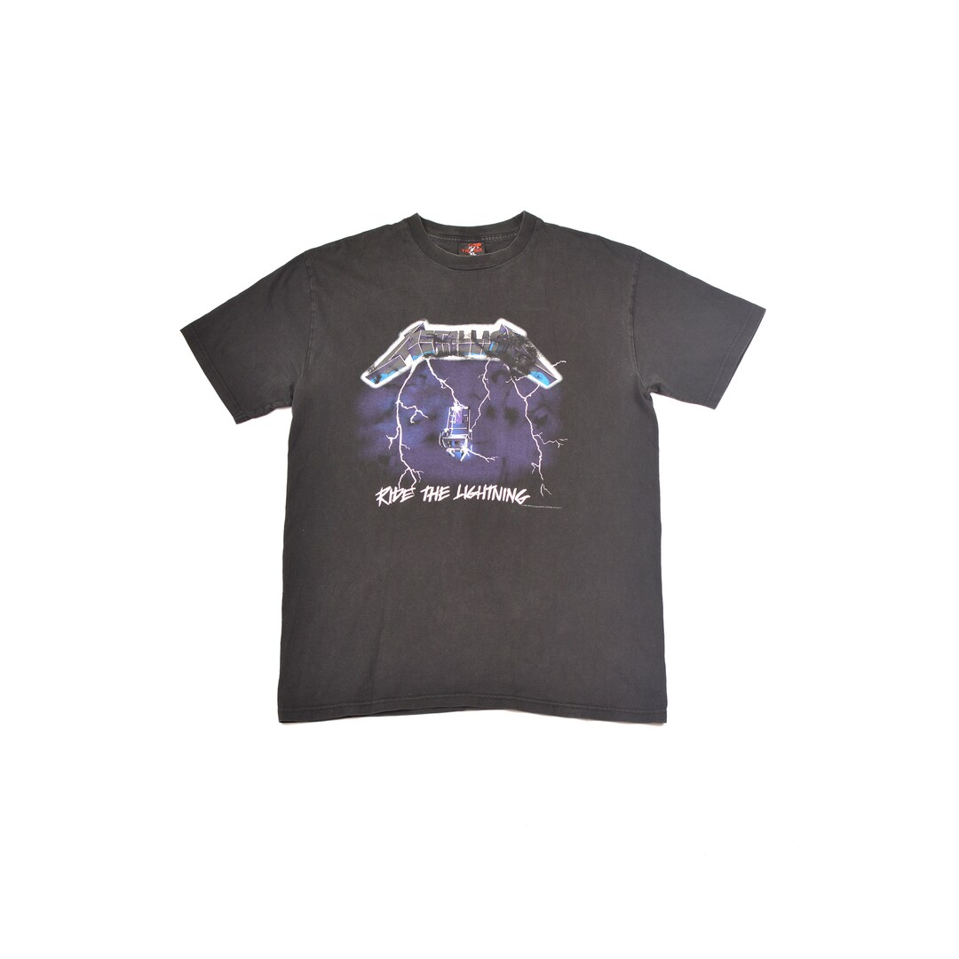 Thunder Metallica Ride the Lightning Vintage 1994 Under