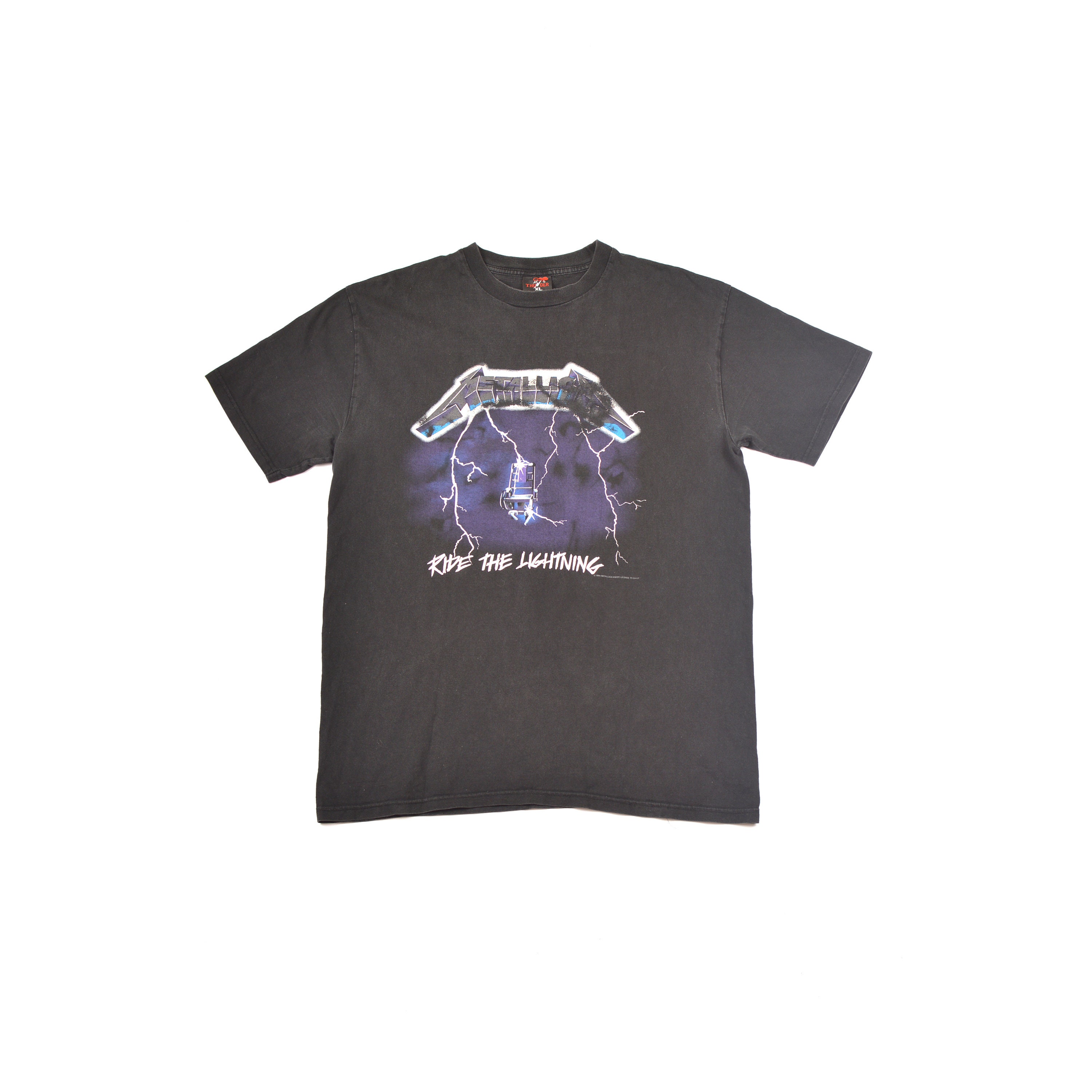 Thunder Metallica Ride the Lightning Vintage 1994 Under License to