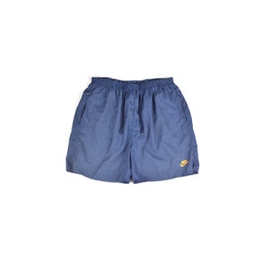 Nike Vintage Big Back Logo Nylon Navy Shorts F5-01-05-NAY