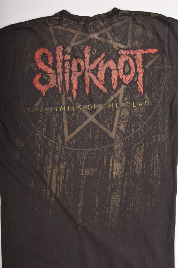 Slipknot the Limits of the Dead 2008 Distressed Vintage Rock T