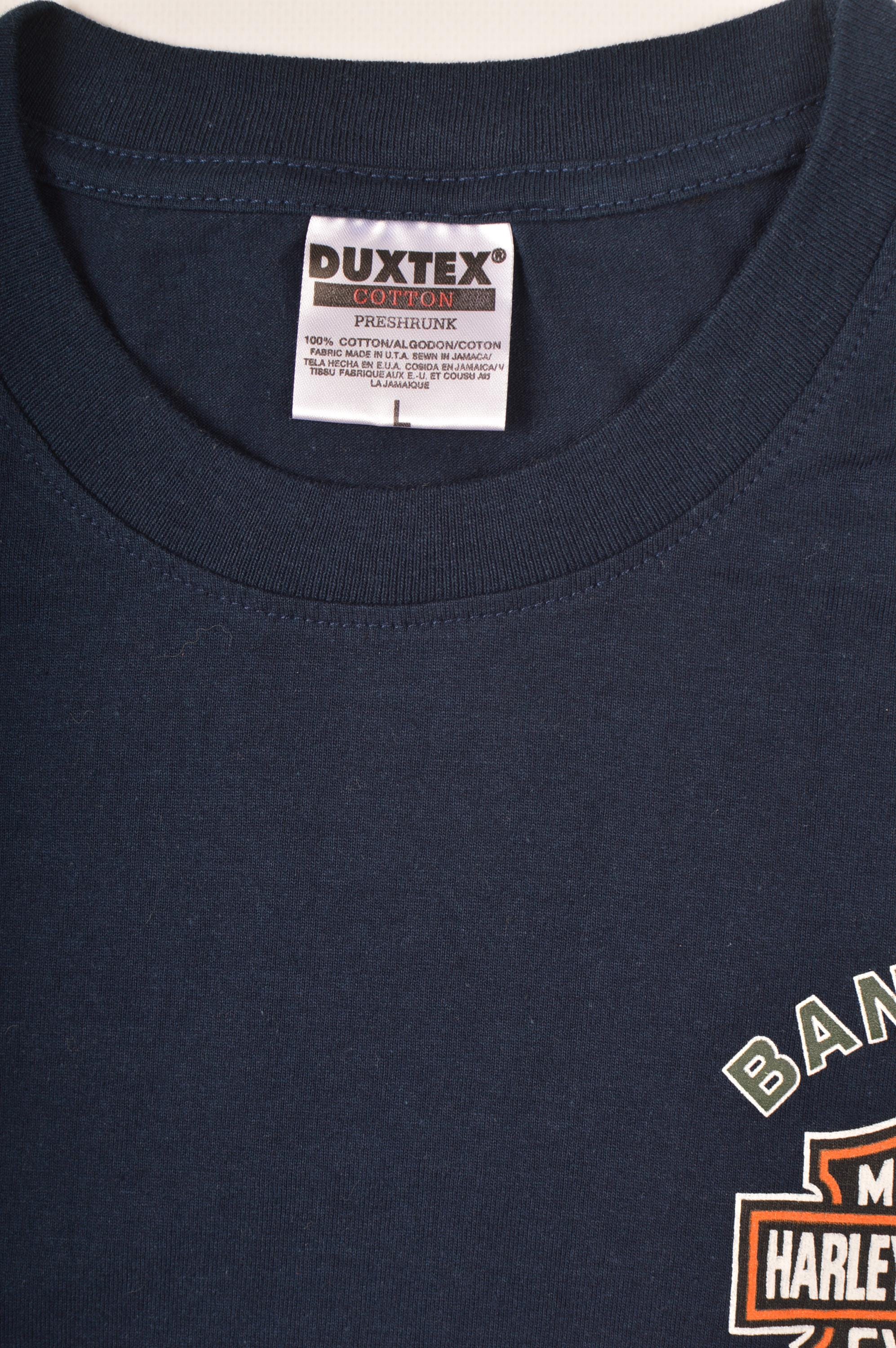 Duxtex Harley Davidson Bangkok Thailand Vintage Big Back Logo T 