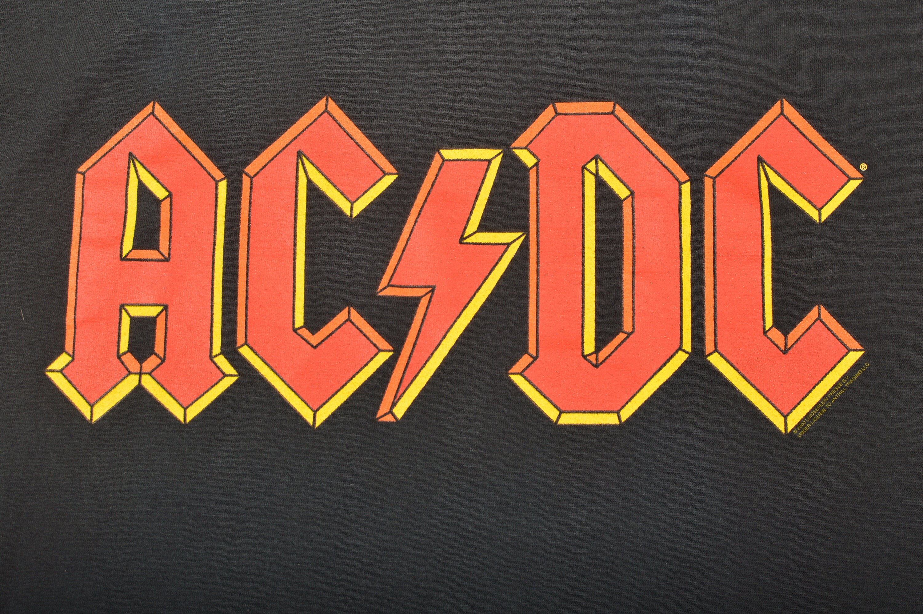 Anvil AC DC Vintage 2000 Rock Short Sleeve T-shirt Tee - Etsy