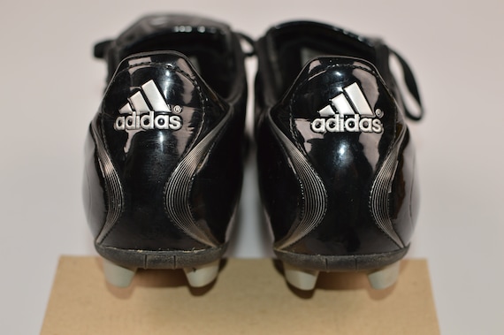 Rare Vintage Adidas 2005 Botas de fútbol negras Zapatos España