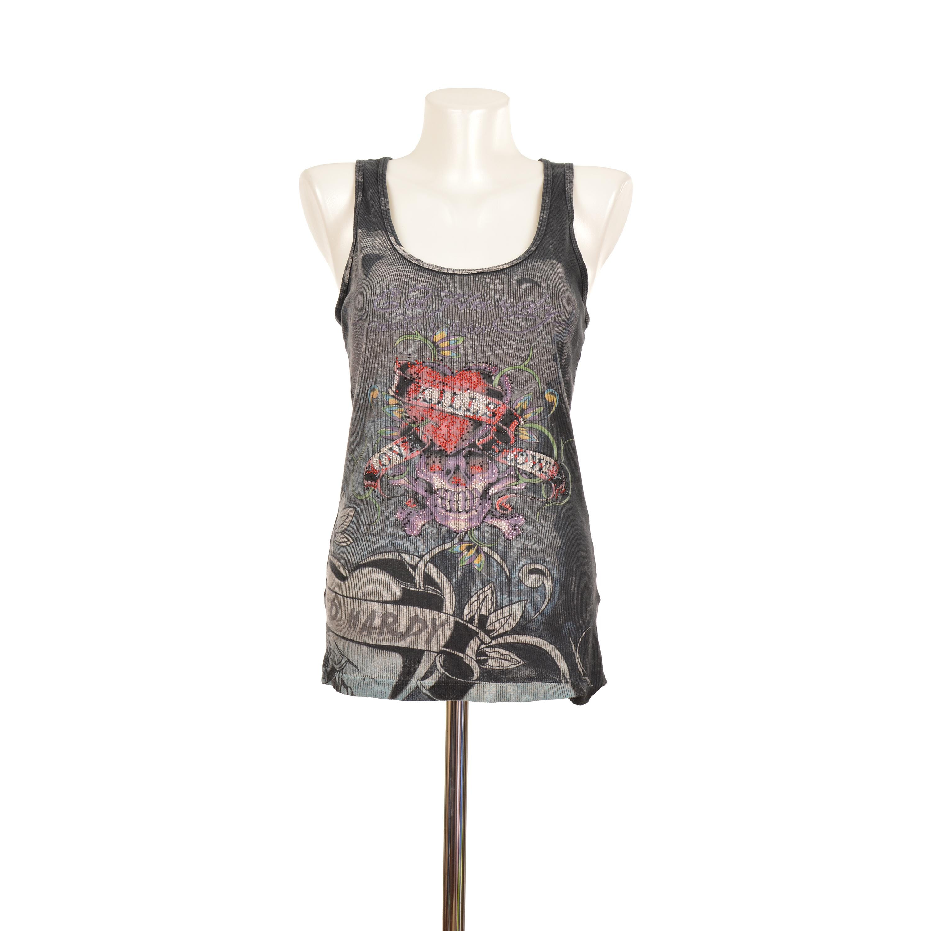 Y2k Ed Hardy Tank Top - Etsy