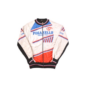 Santini Pinarello Treviso Italy Vintage Wool Cycling Winter Jacket Made in Italy