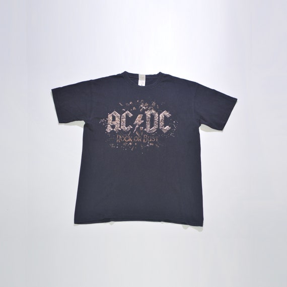 Fruit of the Loom AC DC Rock or Bust Tour 2015 T-shirt - Etsy