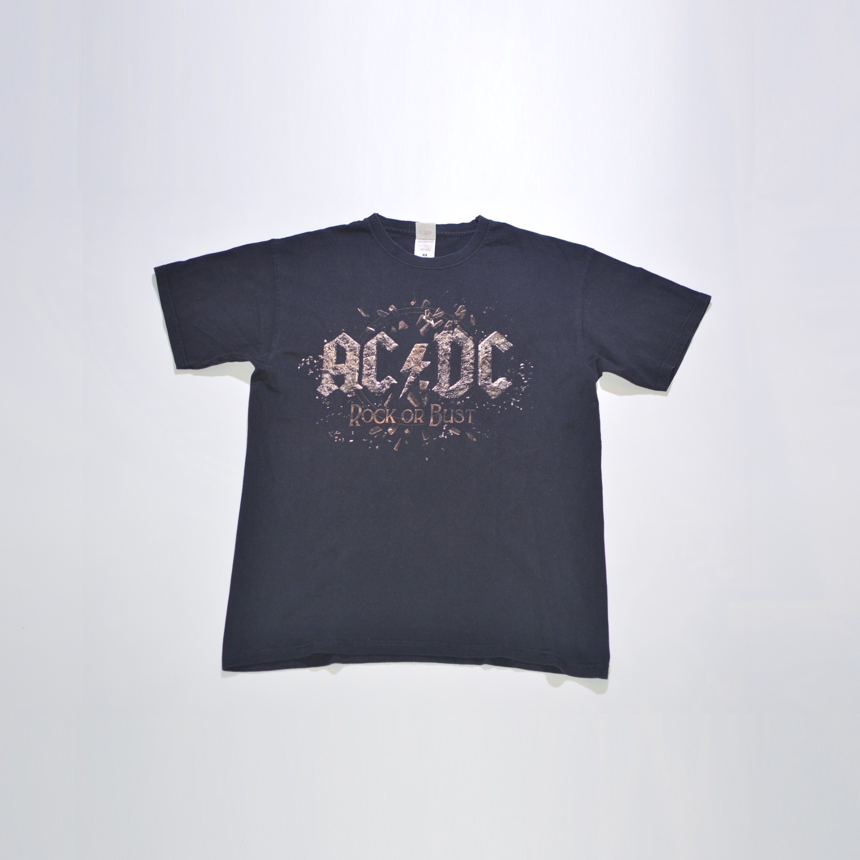 Ambitious Restrict leak Fruit of the Loom AC DC Rock or Bust World Tour 2015 T-shirt - Etsy