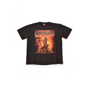 Hot Rock Kreator Civilization Collapse Vintage Rock Thrash Metal T-Shirt Made in Thailand Retro Collector Tee