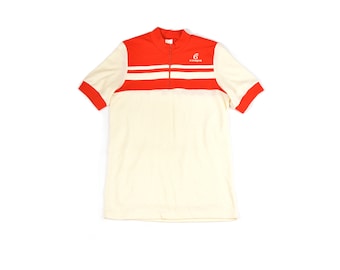 Cospo Vintage 1970s 1980s Wool Blend Cycling Bicycle Bike Jersey Shirt Camiseta Made in Austria