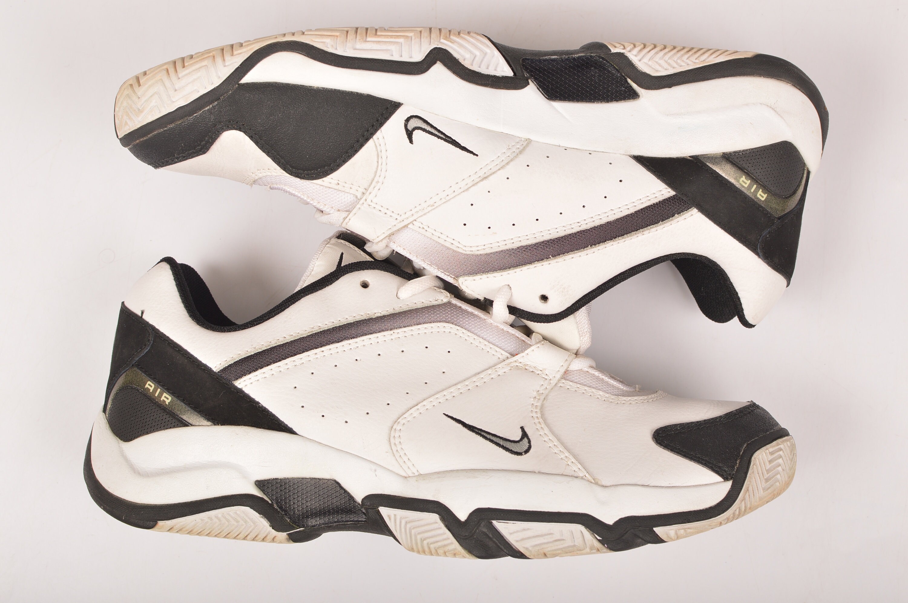 Nike Air vintage 2001 Tennis Court Leather Baskets Chaussures 840048 102 Etsy France