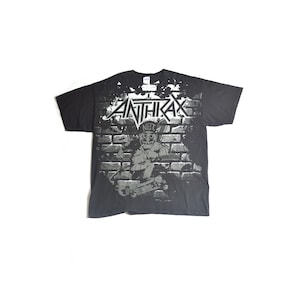 Gildan Anthrax N.O.T. Man Vintage Rock Thrash Metal T-Shirt Tee