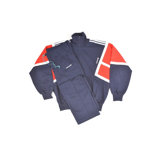 Mint Adidas Vintage Track Suit Color Block Track Top Pants Made in Hungary 1980s 80s 1990s 90s Etsy