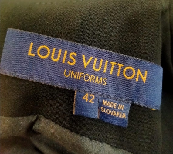 Tubino nero "Louis Vuitton Uniforms" vintage. - image 2