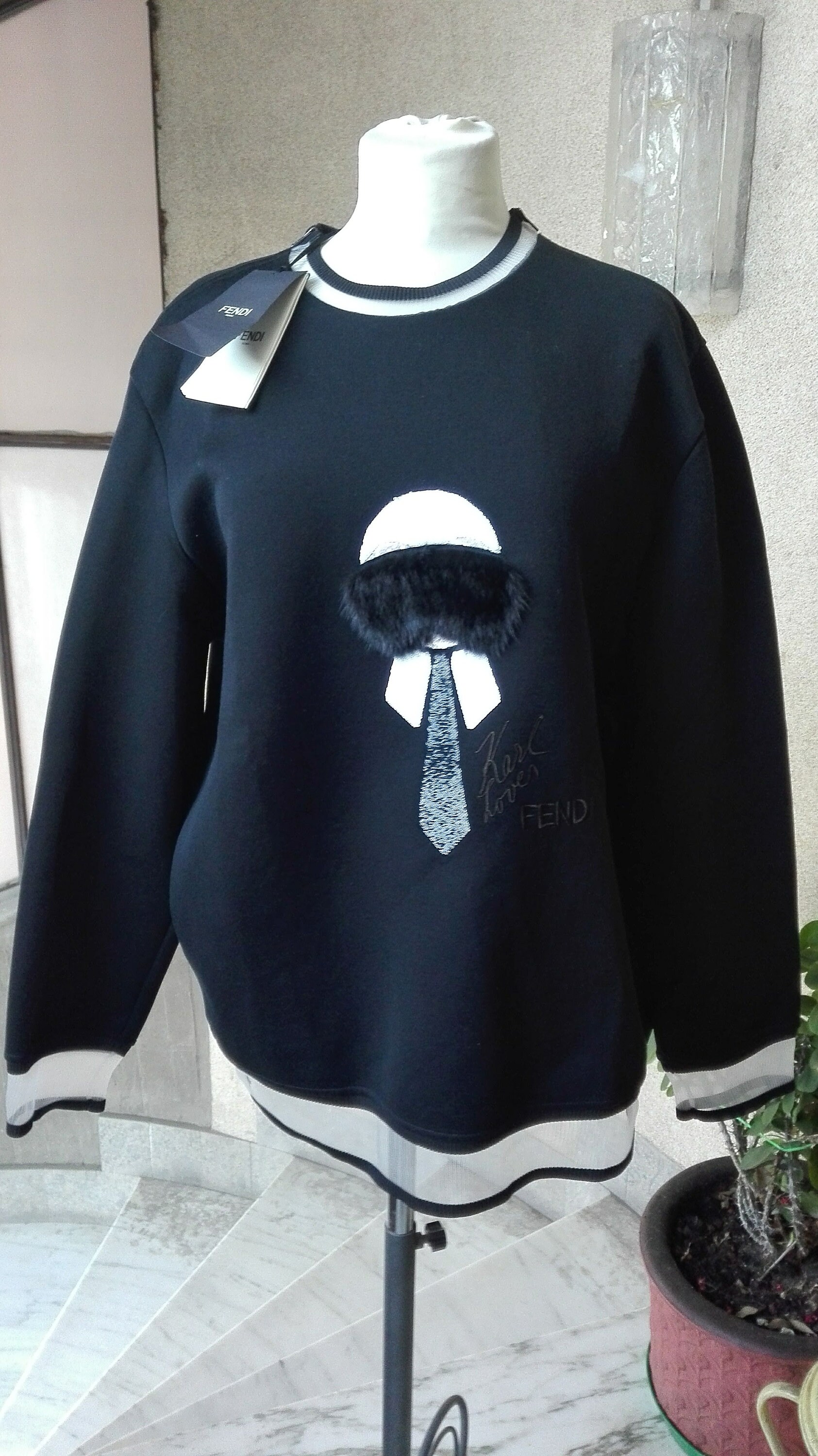 Fendi Sweatshirt Design Karl Lagerfeld 