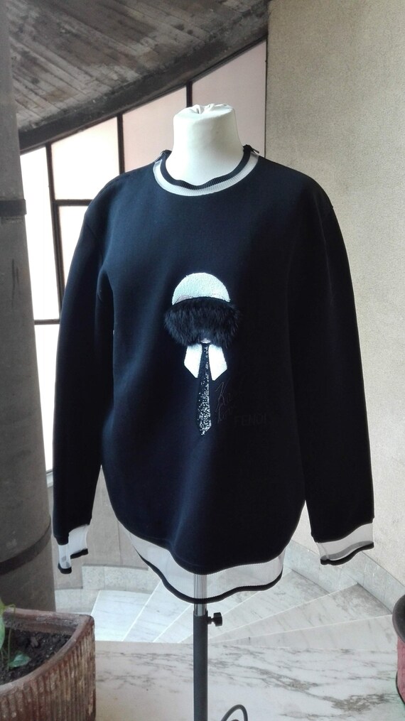 Fendi Sweatshirt Design Karl Lagerfeld 