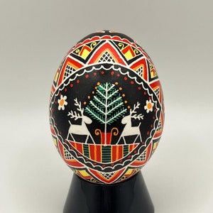 Pysanka egg, Chicken Pysanka, Ukrainian Easter egg, pysanky, decorative eggshell, egg art, Ukrainian art, gift for mom, collectible egg