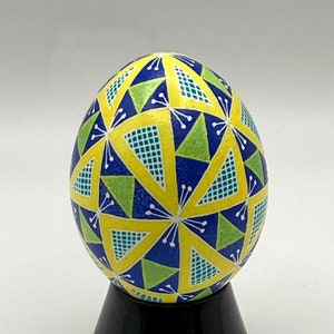 Uovo Pysanka, pollo Pysanka, uovo di Pasqua ucraino, pysanky, guscio d&#39;uovo decorativo, arte delle uova, arte ucraina, regalo per la mamma, uovo da collezione