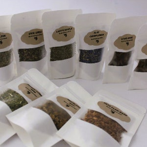 1/2 OZ herbs, ritual herbs, essential oil supplies, herbs A to E, hoodoo/voodoo herbs by the 1/2 ounce,  apothecary herbs, gift for witches