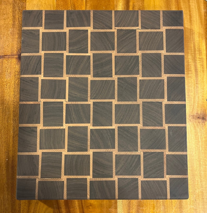 Walnut and Cherry Basket Weave Cutting Board Etsy