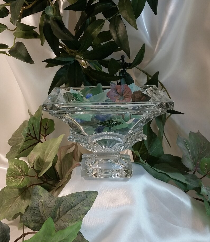 Shannon Crystal Designs Of Ireland Lead Crystal Dish In Art Etsy