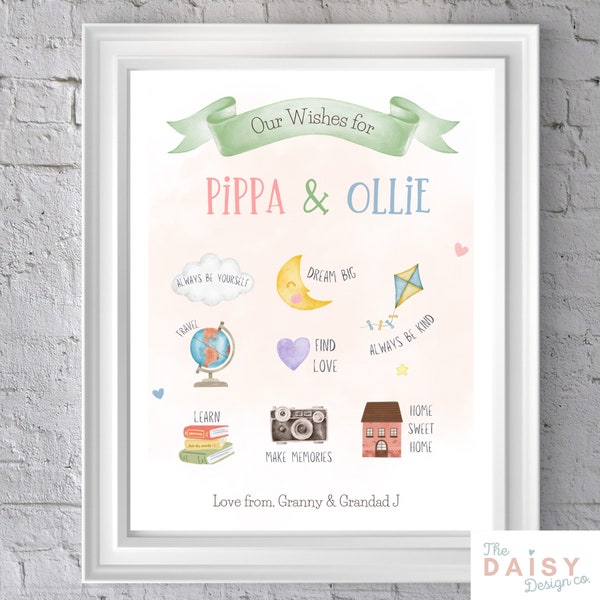 Twin Baby Gift Etsy UK