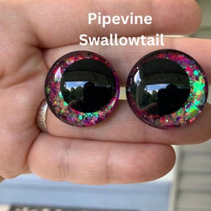 Lepidoptera Collection Safety Eyes – Hand-Painted Sinker Eyes for Amigurumi image 4