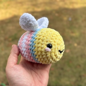 Pride Bees - Bumblebee Plushie in ANY PRIDE FLAG colors - “Bee You”