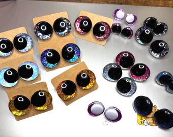 Mystery Box Sinker Eyes: Handpainted Pairs of Safety Eyes for Crochet plushies and Amigurumi
