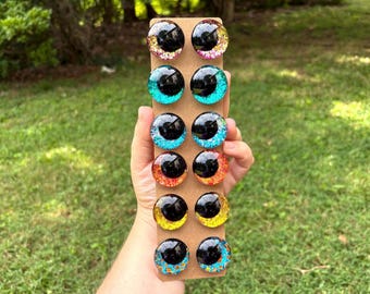 Ocean Adventures: Handpainted Sinker Eyes for Crochet plushies and Amigurumi