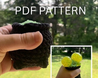 Crochet Bubbling Cauldron Fidget Toy Pattern (PDF Pattern) Halloween Witch Brew
