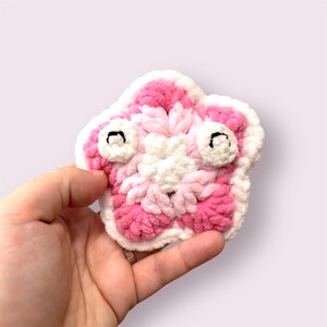 Mini Starfish Plushie: Hand-Crocheted Chenille baby-safe crinkle toy