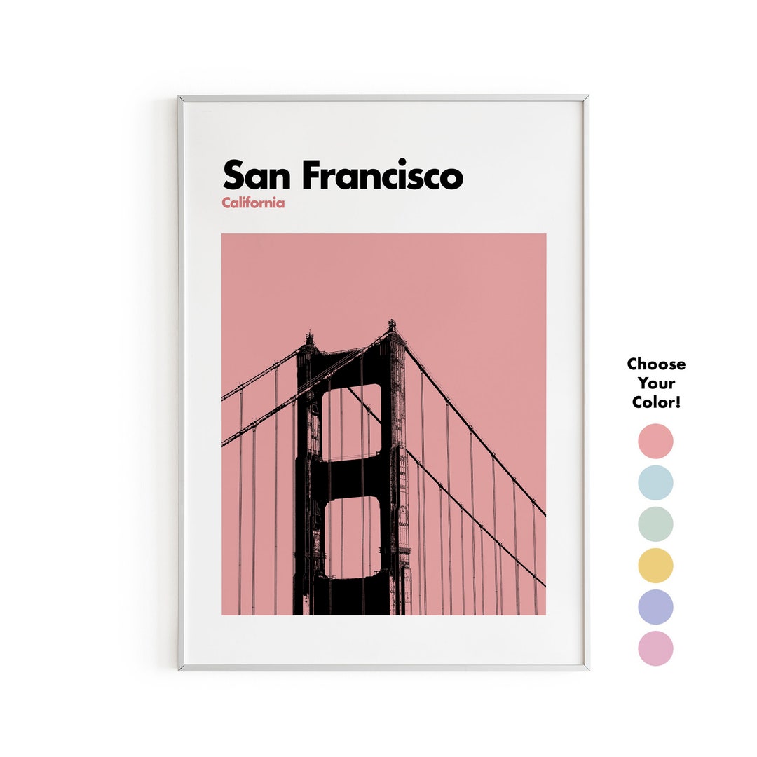 San Francisco Print, San Francisco Wall Art, San Francisco Poster, San
