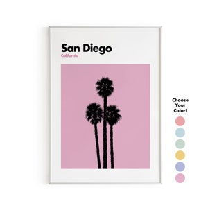 San Diego Print, San Diego Wall Art, San Diego Poster, San Diego Photo, San Diego Poster Print, California Poster Print