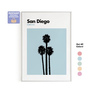 San Diego Print, San Diego Wall Art, San Diego Poster, San Diego Photo, San Diego Poster Print, California Poster Print