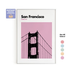 San Francisco Print, San Francisco Wandkunst, San Francisco Poster, San Francisco Foto, San Francisco Poster Druck, USA