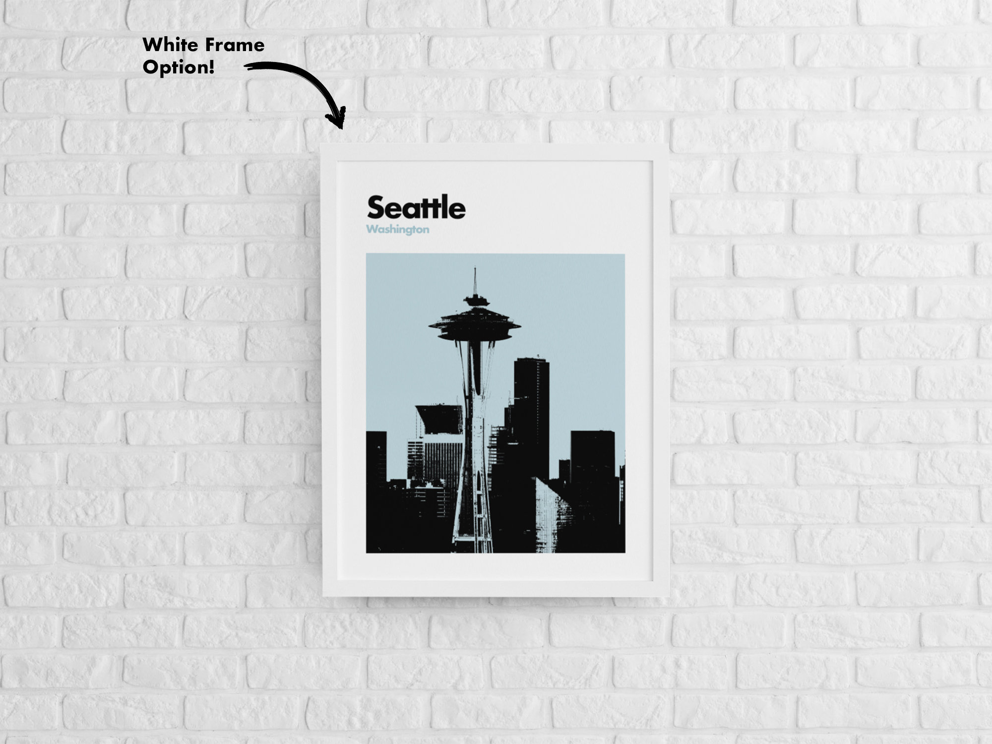 Seattle Poster Seattle Print Seattle Photography Wall Art Etsy