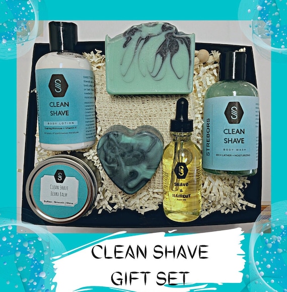 Clean Shave Men Gift Set Gift for Him Skin Care Gift Set Etsy