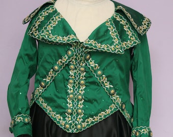 Diseño de bordado de chaqueta y sombrero para damas del siglo XVIII, circa 1790 (diseño de bordado a máquina)