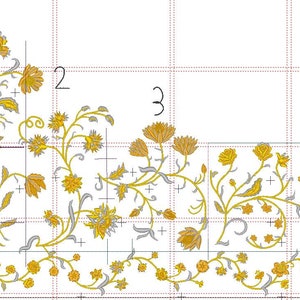 Stickdatei für den Petticoat aus dem 18.Jhdt