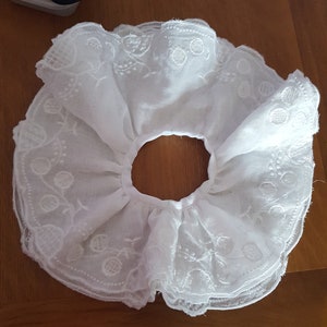 Engageantes / sleeve ruffles machine embroidery design for hoop 8’’ x 12’’