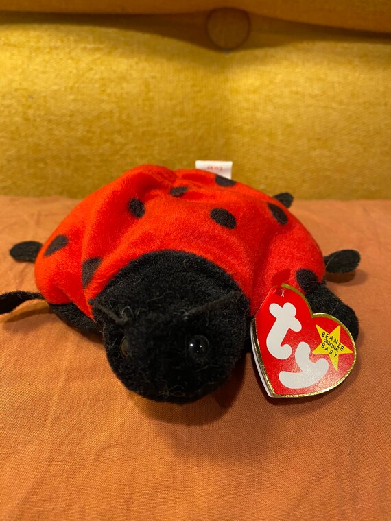 Lucky the Ladybug Ty Beanie Baby part of the Beanie Babies Etsy