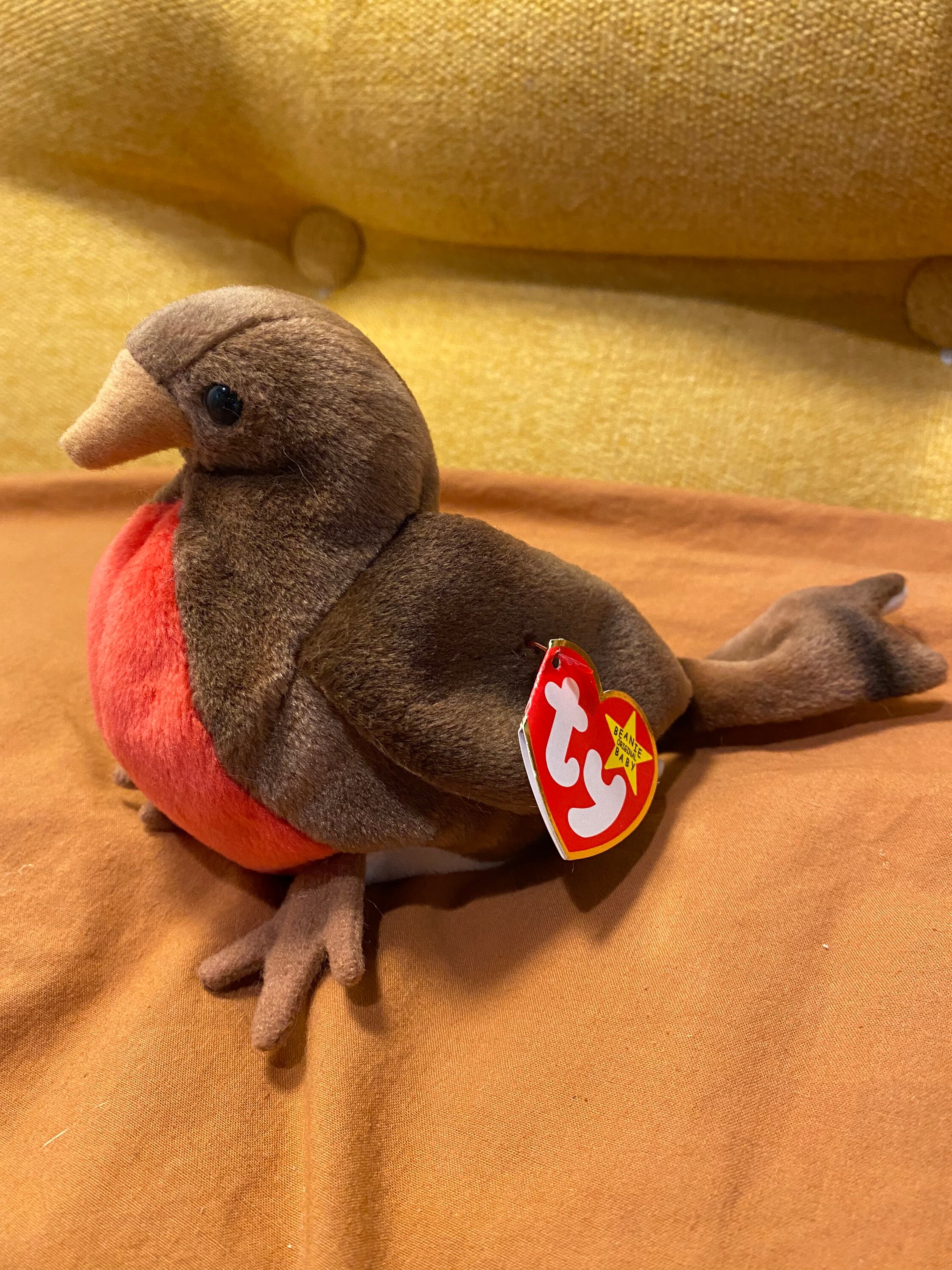 Early the Robin Bird Ty Beanie Baby Part of the Beanie Babies Etsy UK